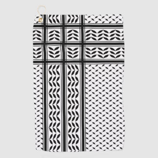 Keffiyeh Symbol of Palestine Resistance Pattern Golf Towel