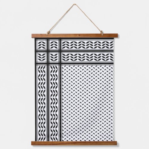 Keffiyeh Symbol of Palestine Resistance Pattern Hanging Tapestry