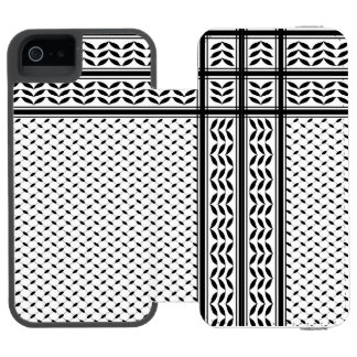 Keffiyeh Symbol of Palestine Resistance Pattern iPhone SE/5/5s Wallet Case