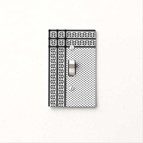 Keffiyeh Symbol of Palestine Resistance Pattern Light Switch Cover