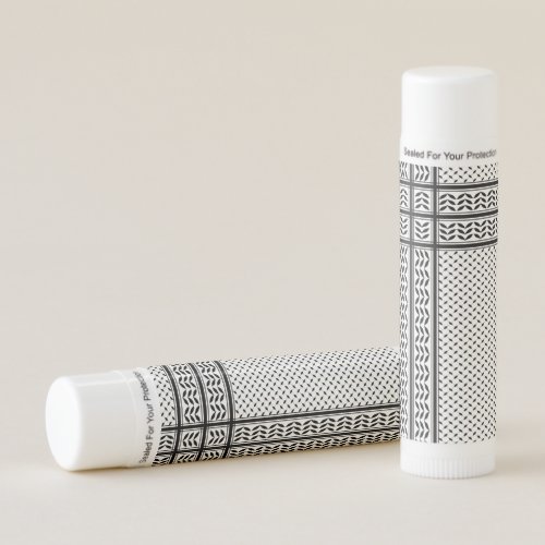 Keffiyeh Symbol of Palestine Resistance Pattern Lip Balm