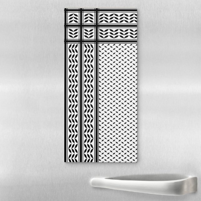 Keffiyeh Symbol of Palestine Resistance Pattern Magnetic Notepad (In Situ)