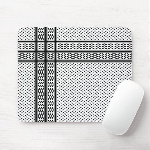 Keffiyeh Symbol of Palestine Resistance Pattern Mouse Pad