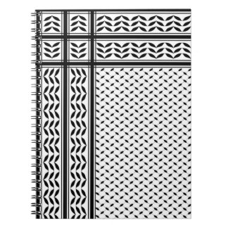 Keffiyeh Symbol of Palestine Resistance Pattern Notebook