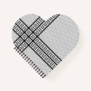 Keffiyeh Symbol of Palestine Resistance Pattern Notebook