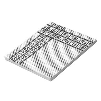 Keffiyeh Symbol of Palestine Resistance Pattern Notepad