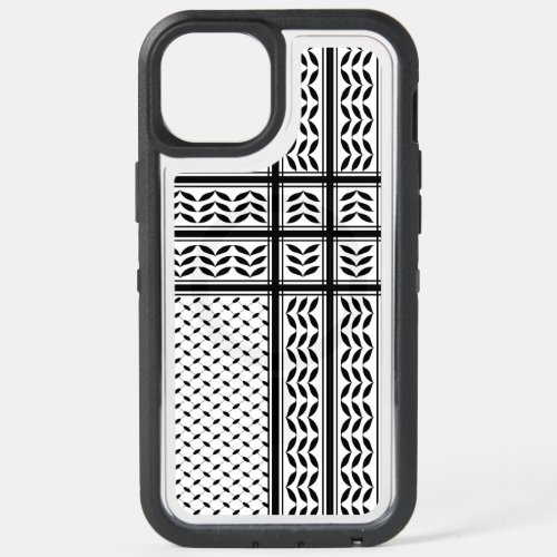 Keffiyeh Symbol of Palestine Resistance Pattern iPhone 15 Plus Case