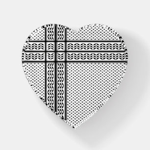 Keffiyeh Symbol of Palestine Resistance Pattern Paperweight