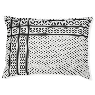 Keffiyeh Symbol of Palestine Resistance Pattern Pet Bed