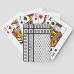 Keffiyeh Symbol of Palestine Resistance Pattern Poker Cards