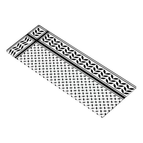 Keffiyeh Symbol of Palestine Resistance Pattern Ruler