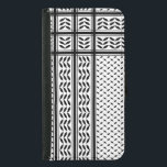 Keffiyeh Symbol of Palestine Resistance Pattern Samsung Galaxy S5 Wallet Case<br><div class="desc">Fast forward to the 1960s and the rise of the Palestinian resistance movement,  the prominent Palestinian politician,  Yasser Arafat,  further solidified this meaning behind the keffiyeh. The keffiyeh became Arafat’s personal trademark as he draped it over his right shoulder to resemble the pre-1948 map of Palestine.</div>