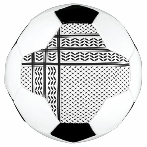 Keffiyeh Symbol of Palestine Resistance Pattern Soccer Ball