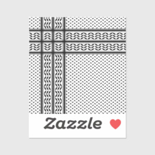 Keffiyeh Symbol of Palestine Resistance Pattern Sticker