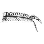 Keffiyeh Symbol Of Palestine Resistance Pattern Tie Headband at Zazzle