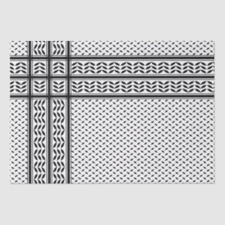 Keffiyeh Symbol of Palestine Resistance Pattern Tissue Paper