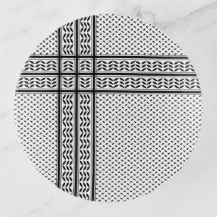 Keffiyeh Symbol of Palestine Resistance Pattern Trinket Tray