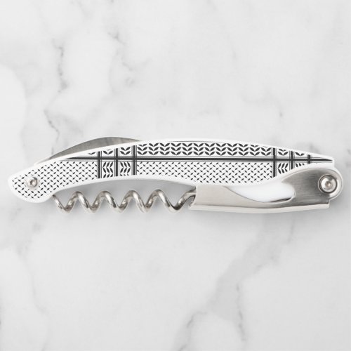 Keffiyeh Symbol of Palestine Resistance Pattern Waiters Corkscrew