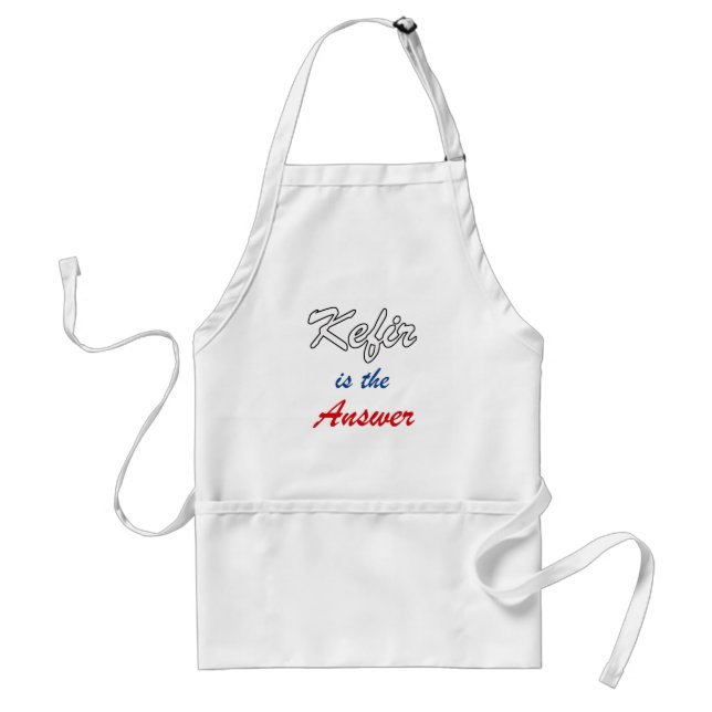 Kefir Apron Health Food Cooking Kefir Lover Apron (Front)