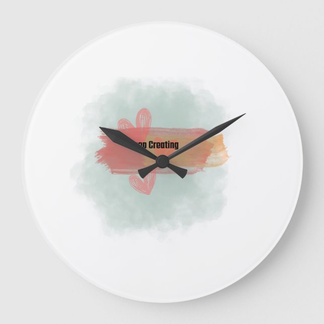 kefp creating  large clock (Front)