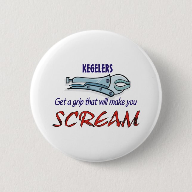 kegel pinback button (Front)