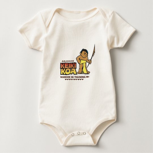 Keiki Koa (Kid Warrior) full-color Baby Bodysuit
