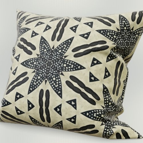 Keiko Echo  Tribal_Inspired Throw Cushion