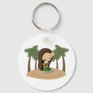 Keilana the Hula Girl Keychain