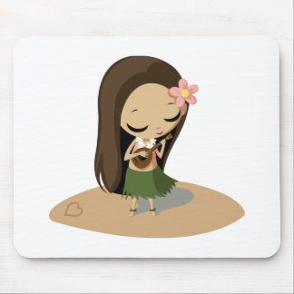 Keilana the Hula Girl Mouse Pad