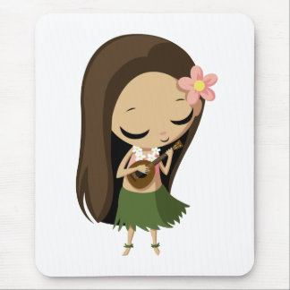 Keilana the Hula Girl Mouse Pad