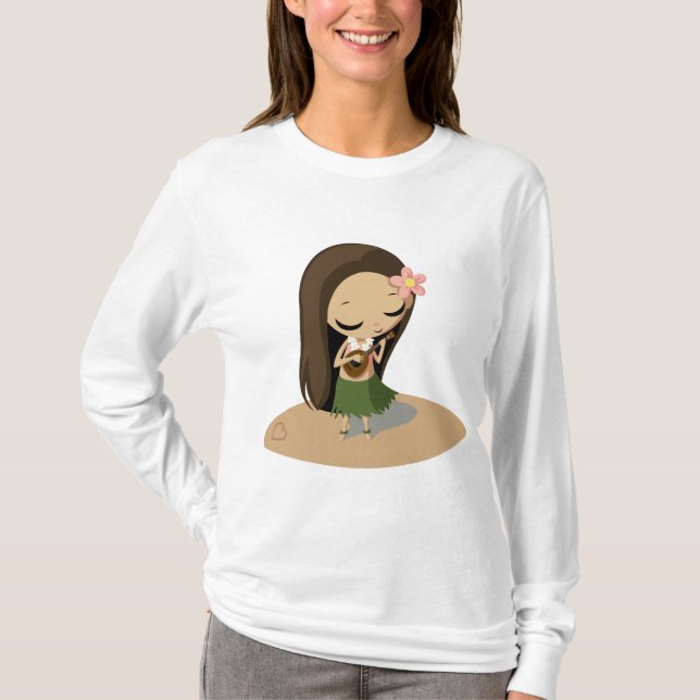 Keilana the Hula Girl T-Shirt (Front)