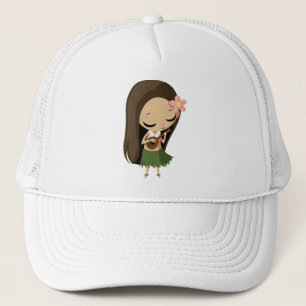 Keilana the Hula Girl Trucker Hat