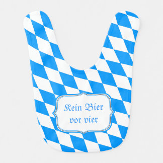 Kein Bier vor vier Lätzchen Baby Bib