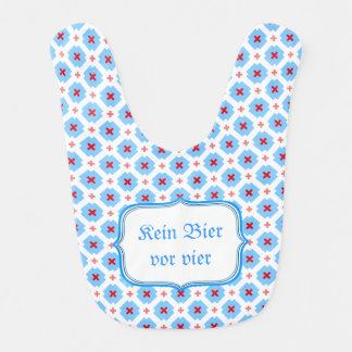 Kein Bier vor vier Lätzchen Baby Bib