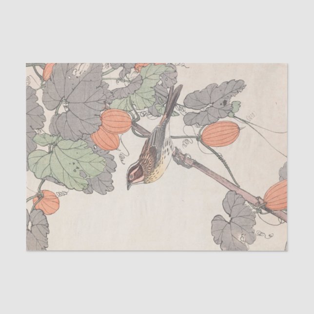 Keinen Kachō Gafu, Pl.38 by Imao Keinen Tissue Paper (Front)