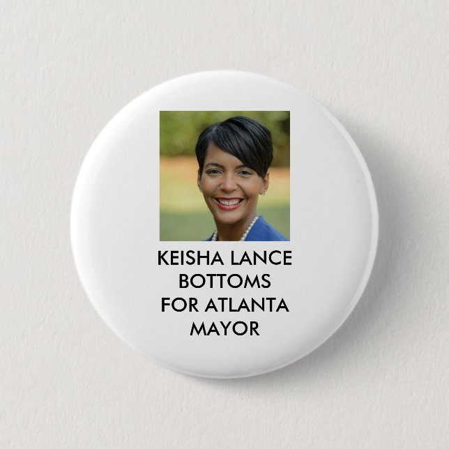 KEISHA LANCE BOTTOMS FOR ATLANTA MAYOR BUTTON (Front)