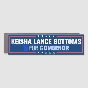 Keisha Lance Bottoms for Georgia Governor Bumper Car Magnet
