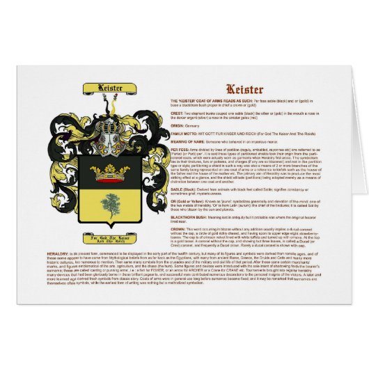 Keister (meaning) cards (Front Horizontal)