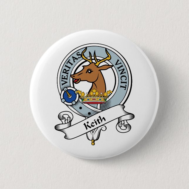 Keith Clan Badge Pinback Button (Front)