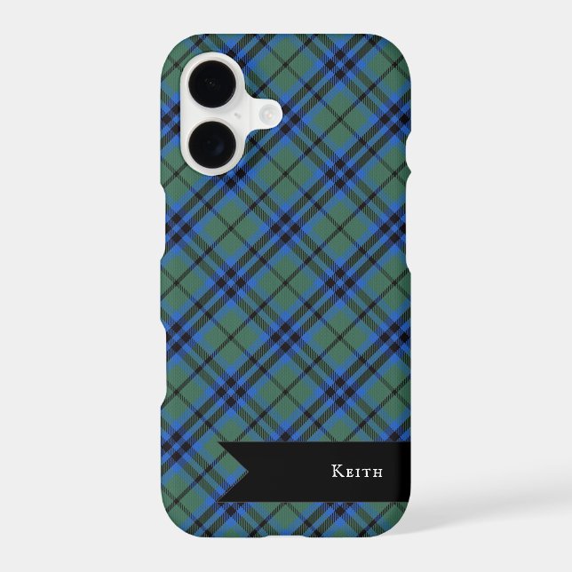 Keith Clan Scottish Tartan Plaid Pattern iPhone Case (Back)