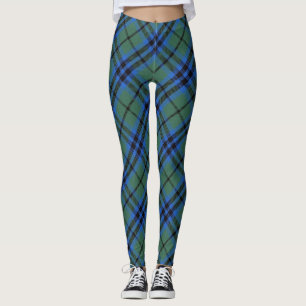 Keith Clan Scottish Tartan Plaid Pattern Leggings