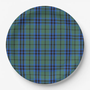 Keith Clan Scottish Tartan Plaid Pattern Paper Plates