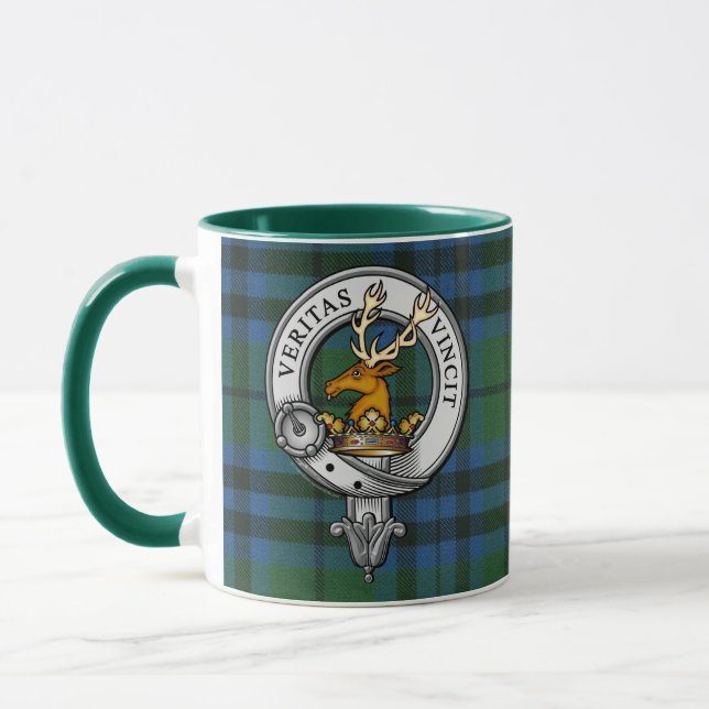 Keith Crest and Tartan Mug (Left)