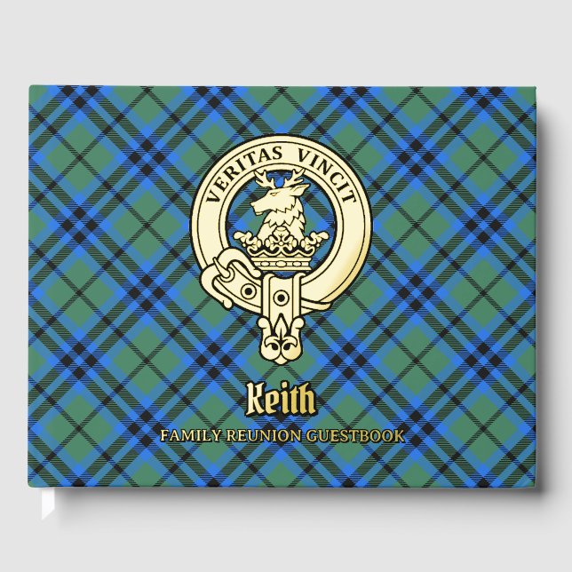 Keith Family Reunion Foil Guest Book (Front)