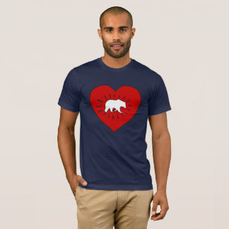 Keith Haring Style Bear Heart T-Shirt