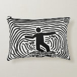 &quot;Keith Haring Style Pillow&quot; Accent Pillow