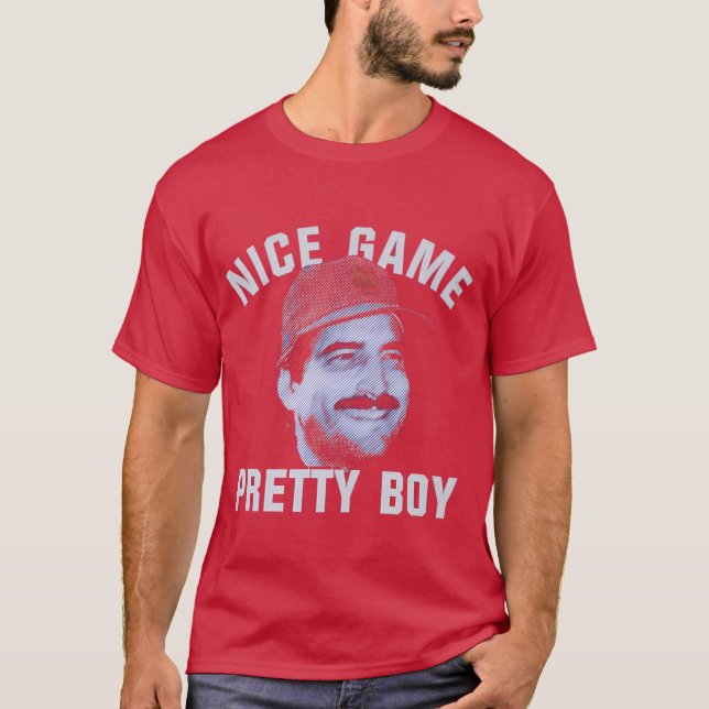 Keith Hernandez New York M Nice Game Pretty Boy T-Shirt (Front)