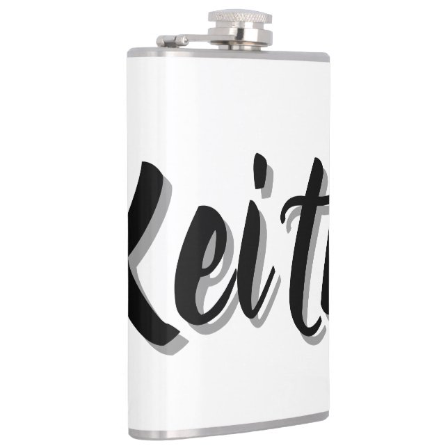 Keith Mens Name, Flask (Right)