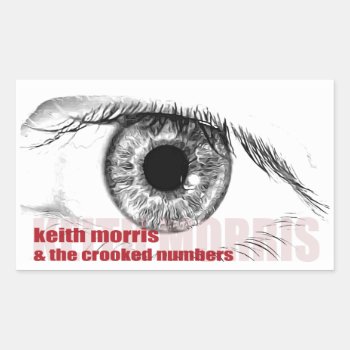 Keith Morris & The Crooked Numbers Stickers by WeAreBlackCatClub at Zazzle