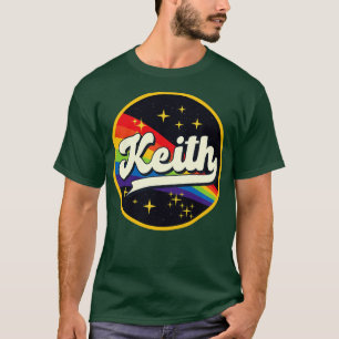 Keith Rainbow In Space Vintage Style T-Shirt